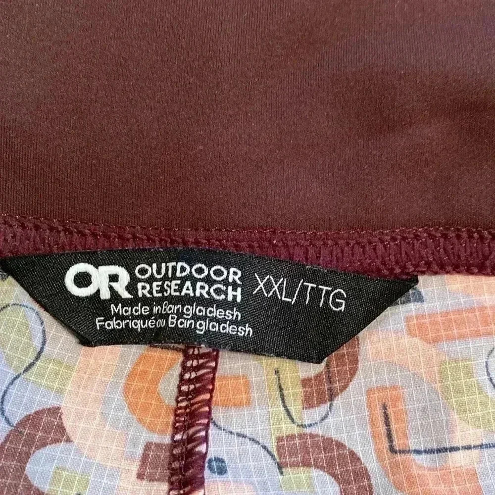 Outdoor Research Women’s Zendo Shorts Size XXL.  Multi colored abstract pattern. - Picture 9 of 12